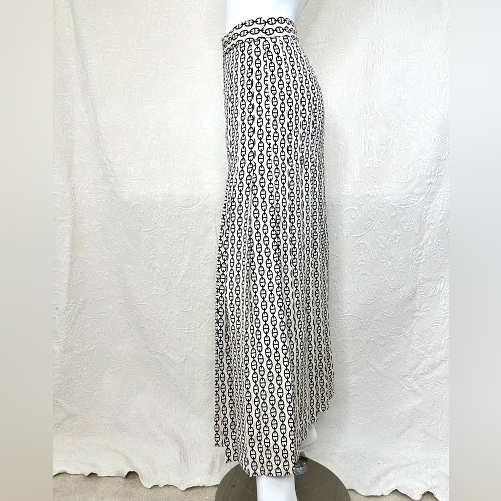 J. Crew NWT 6 Pleated Maxi Skirt in Vintage Links Print - Picture 6 of 15